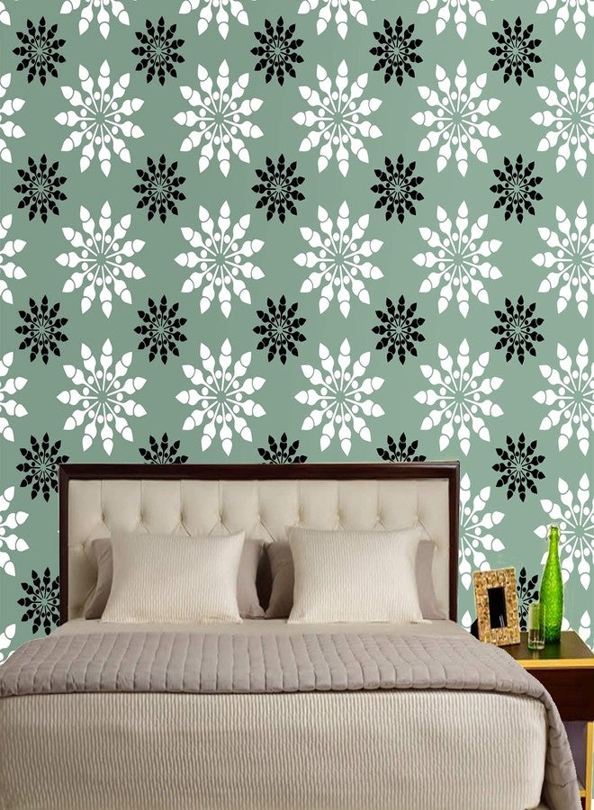 DECORNOW Trotwood Wall Stencil Reusable DIY Wall Stencil Painting, Suitable for Home Decoration, Wall Decoration Size : (16 inch x 24 inch) - Image 2